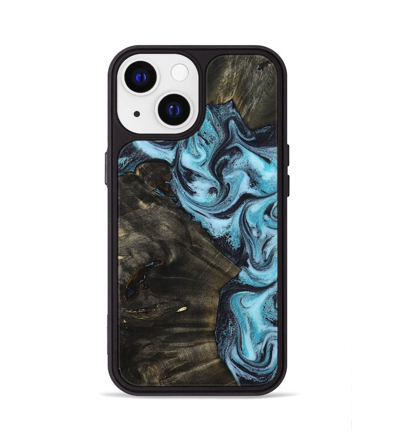 iPhone 13 Wood Phone Case - Lindy (Blue, 799076)