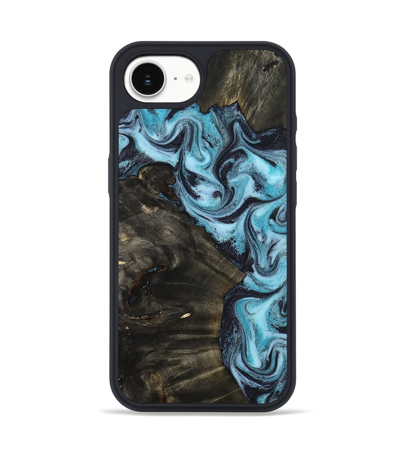 iPhone 16e Wood Phone Case - Lindy (Blue, 799076)