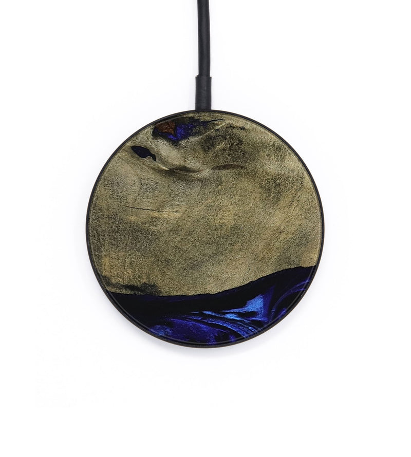 Circle Wood Wireless Charger - Landen (Blue, 799077)