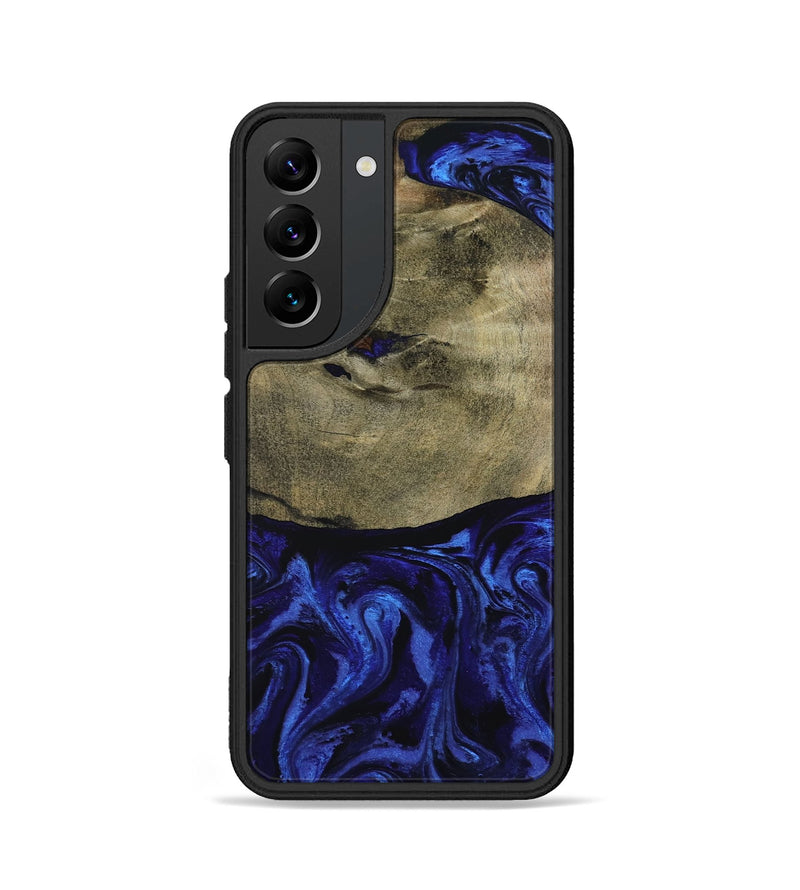 Galaxy S22 Wood Phone Case - Landen (Blue, 799077)