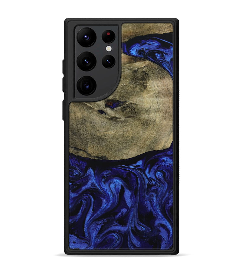 Galaxy S22 Ultra Wood Phone Case - Landen (Blue, 799077)