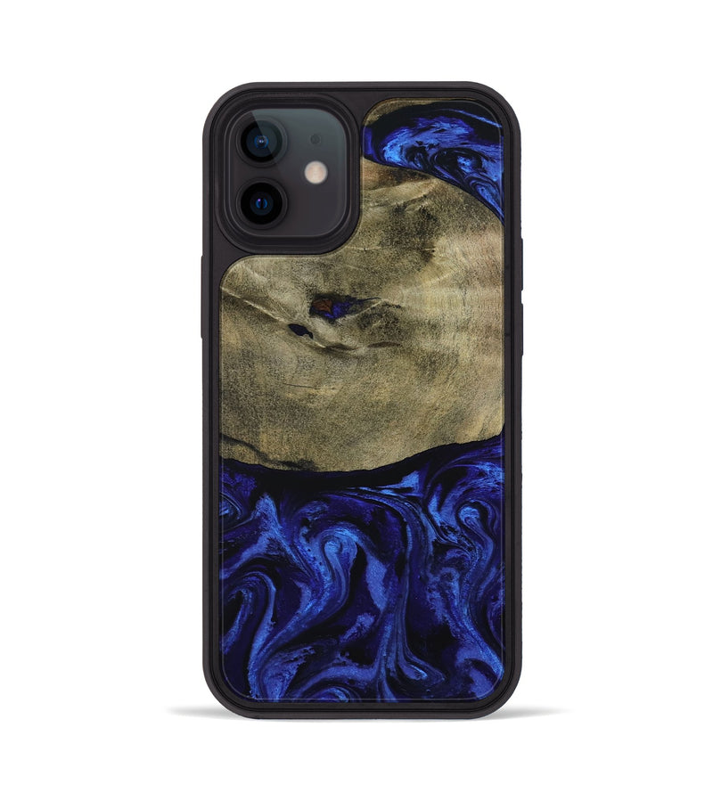iPhone 12 Wood Phone Case - Landen (Blue, 799077)