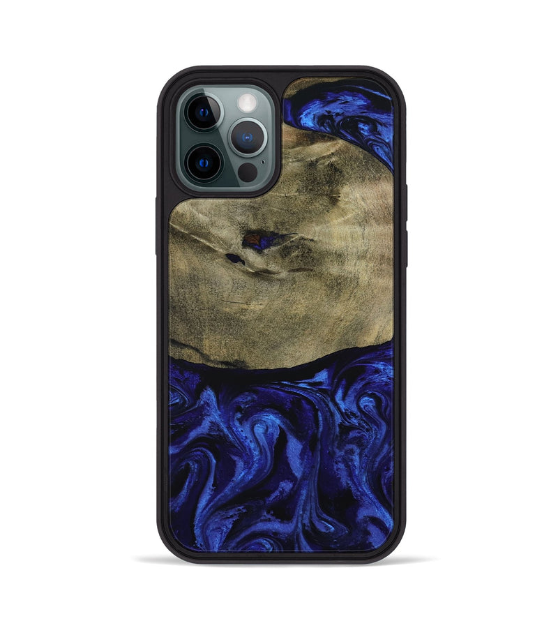 iPhone 12 Pro Wood Phone Case - Landen (Blue, 799077)