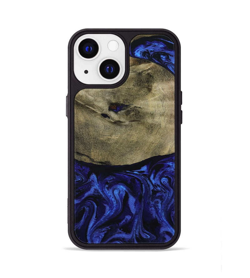 iPhone 13 Wood Phone Case - Landen (Blue, 799077)