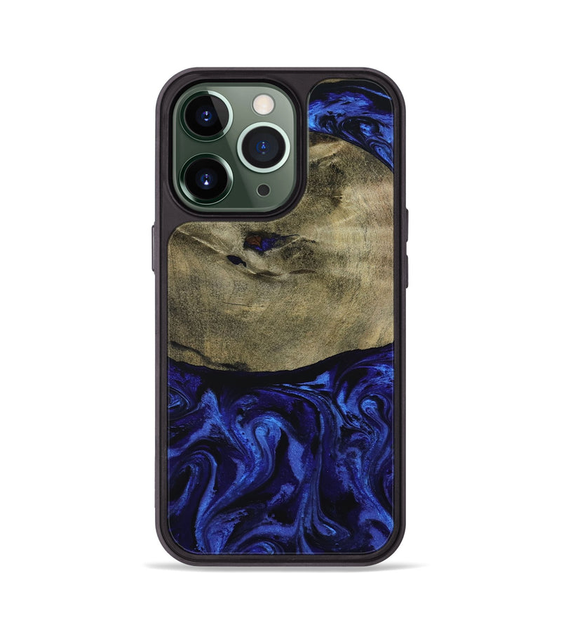 iPhone 13 Pro Wood Phone Case - Landen (Blue, 799077)