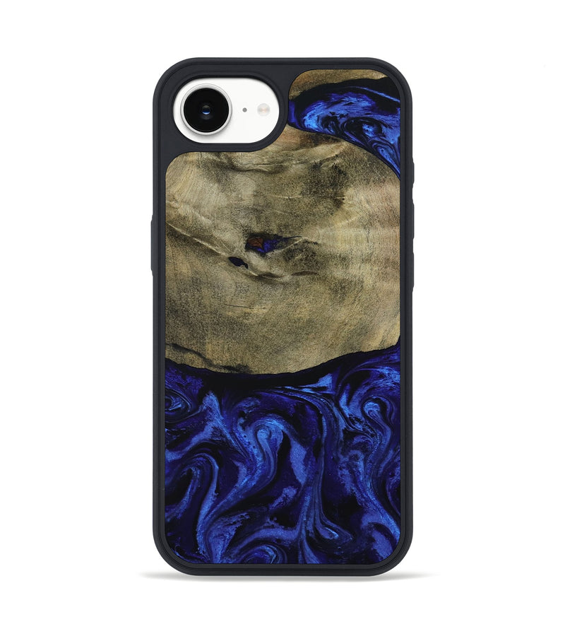 iPhone 16e Wood Phone Case - Landen (Blue, 799077)