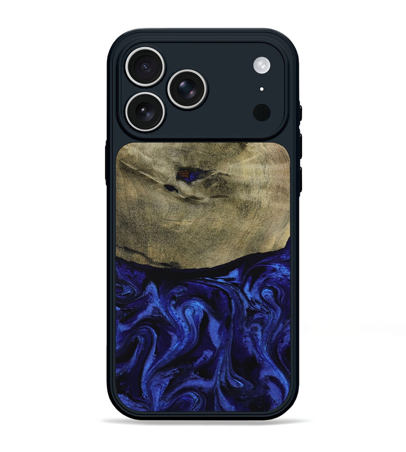 iPhone 17 Pro Max Wood Phone Case - Landen (Blue, 799077)