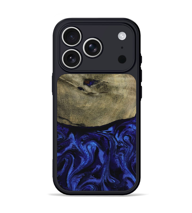 iPhone 17 Pro Wood Phone Case - Landen (Blue, 799077)