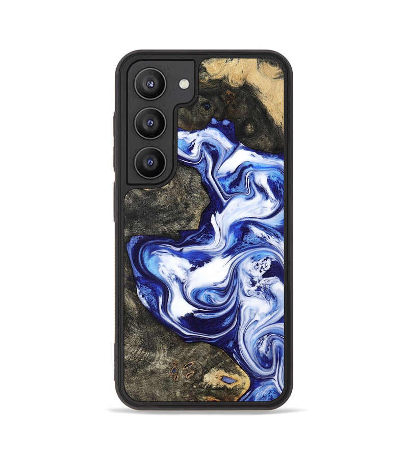 Galaxy S23 Wood Phone Case - Moses (Blue, 799078)