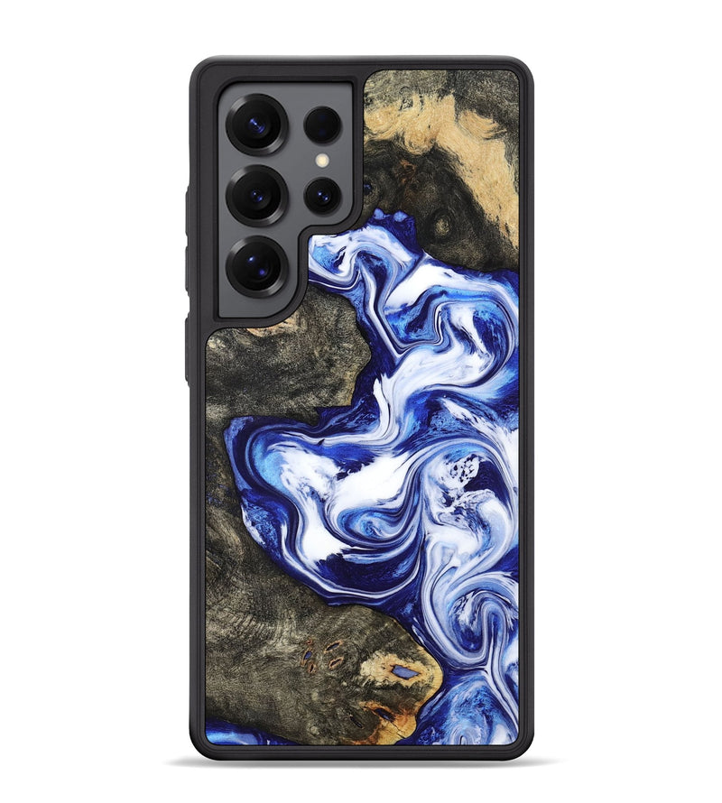 Galaxy S25 Ultra Wood Phone Case - Moses (Blue, 799078)