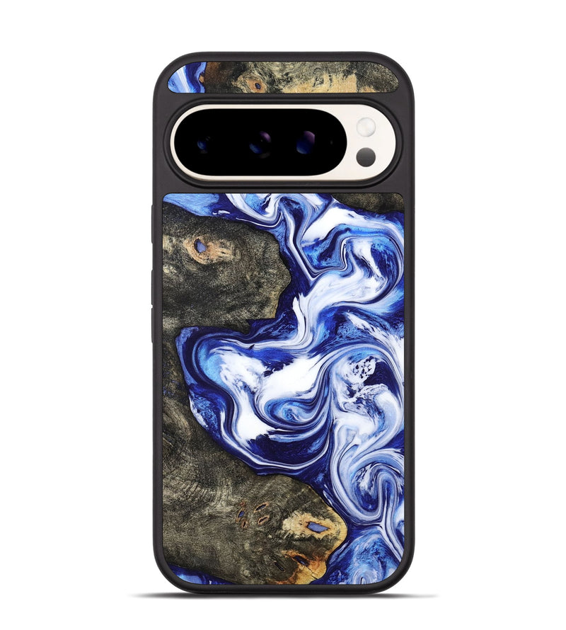 Pixel 9 Pro Wood Phone Case - Moses (Blue, 799078)
