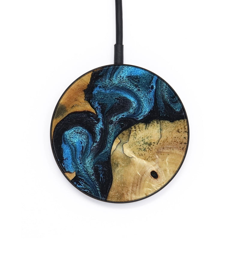 Circle Wood Wireless Charger - Kirby (Blue, 799079)