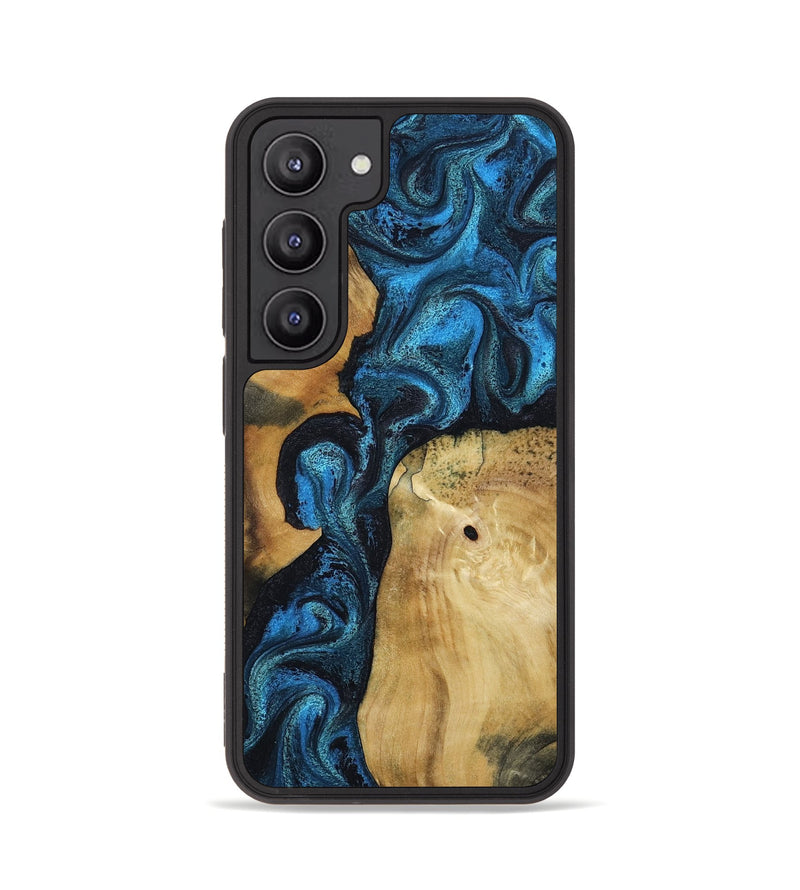 Galaxy S23 Wood Phone Case - Kirby (Blue, 799079)