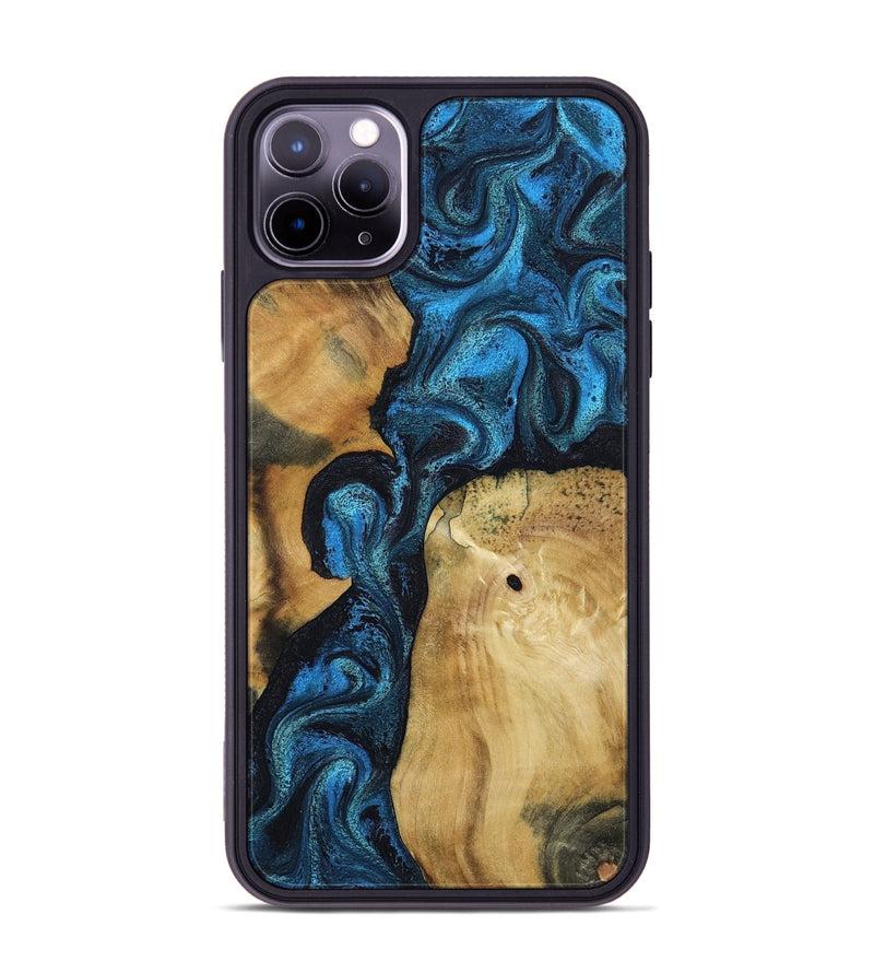 iPhone 11 Pro Max Wood Phone Case - Kirby (Blue, 799079)