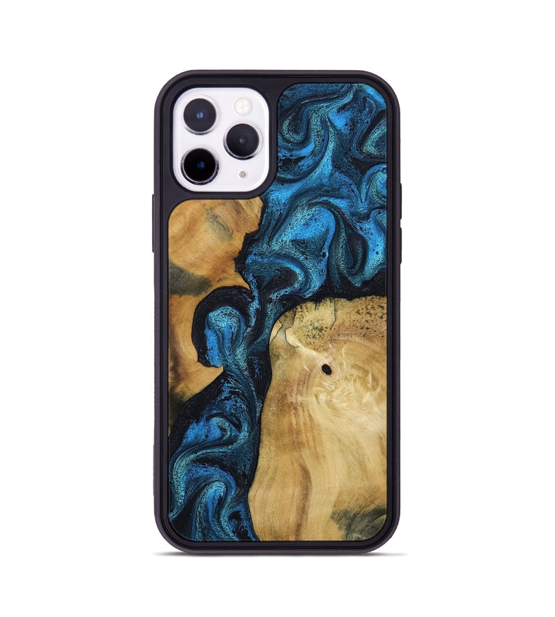 iPhone 11 Pro Wood Phone Case - Kirby (Blue, 799079)