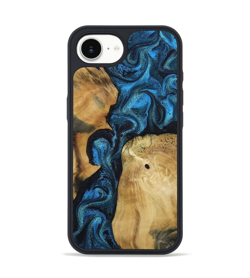 iPhone 16e Wood Phone Case - Kirby (Blue, 799079)