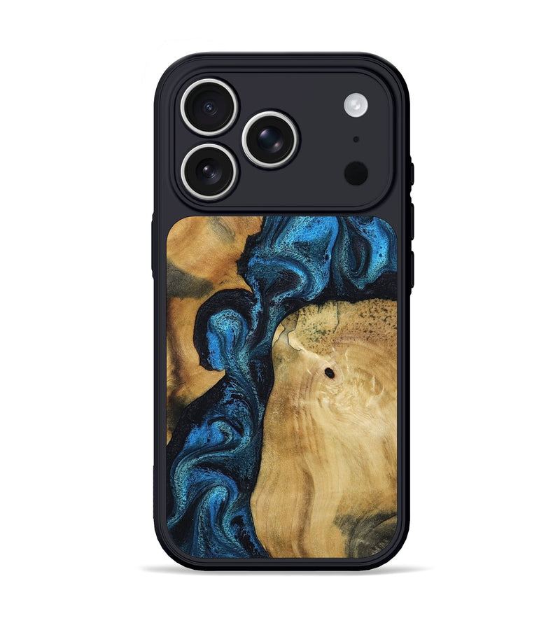iPhone 17 Pro Wood Phone Case - Kirby (Blue, 799079)