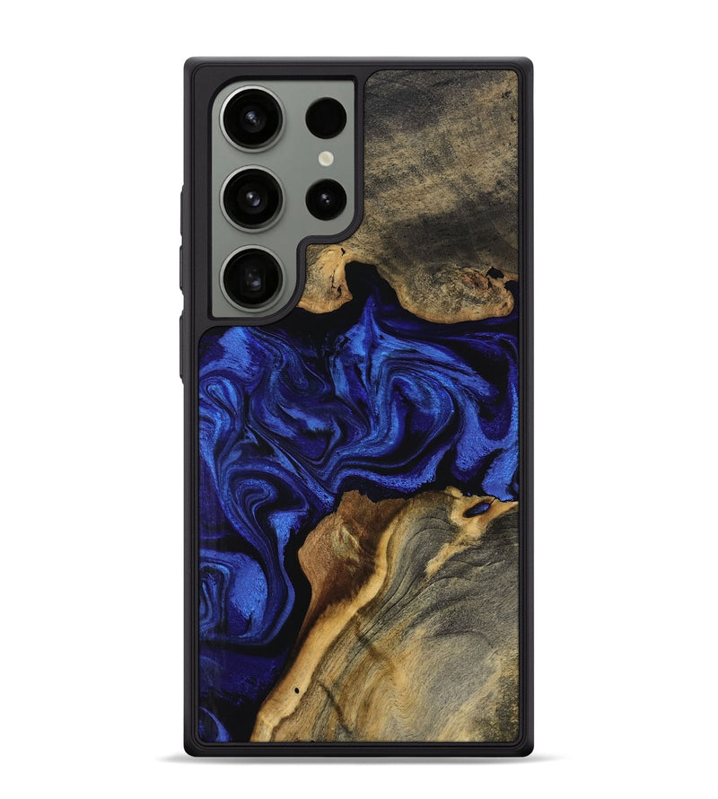 Galaxy S24 Ultra Wood Phone Case - Alicia (Blue, 799080)