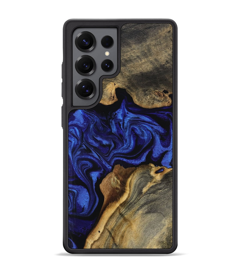 Galaxy S25 Ultra Wood Phone Case - Alicia (Blue, 799080)