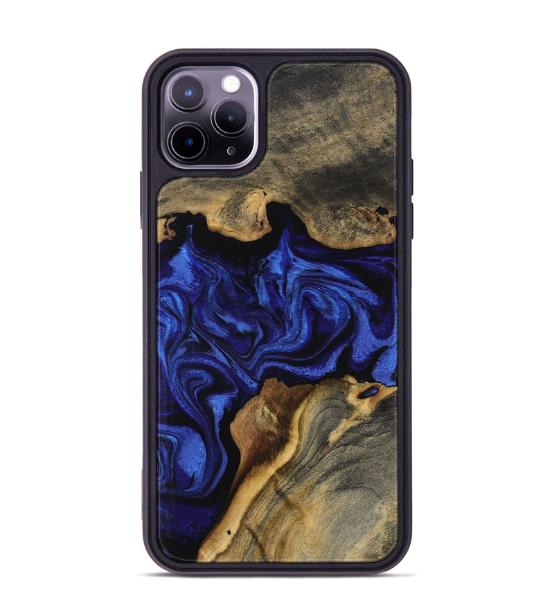 iPhone 11 Pro Max Wood Phone Case - Alicia (Blue, 799080)