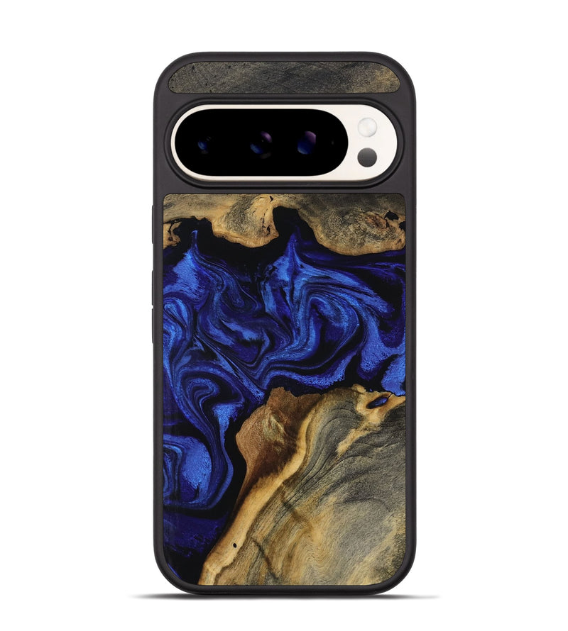 Pixel 9 Pro Wood Phone Case - Alicia (Blue, 799080)