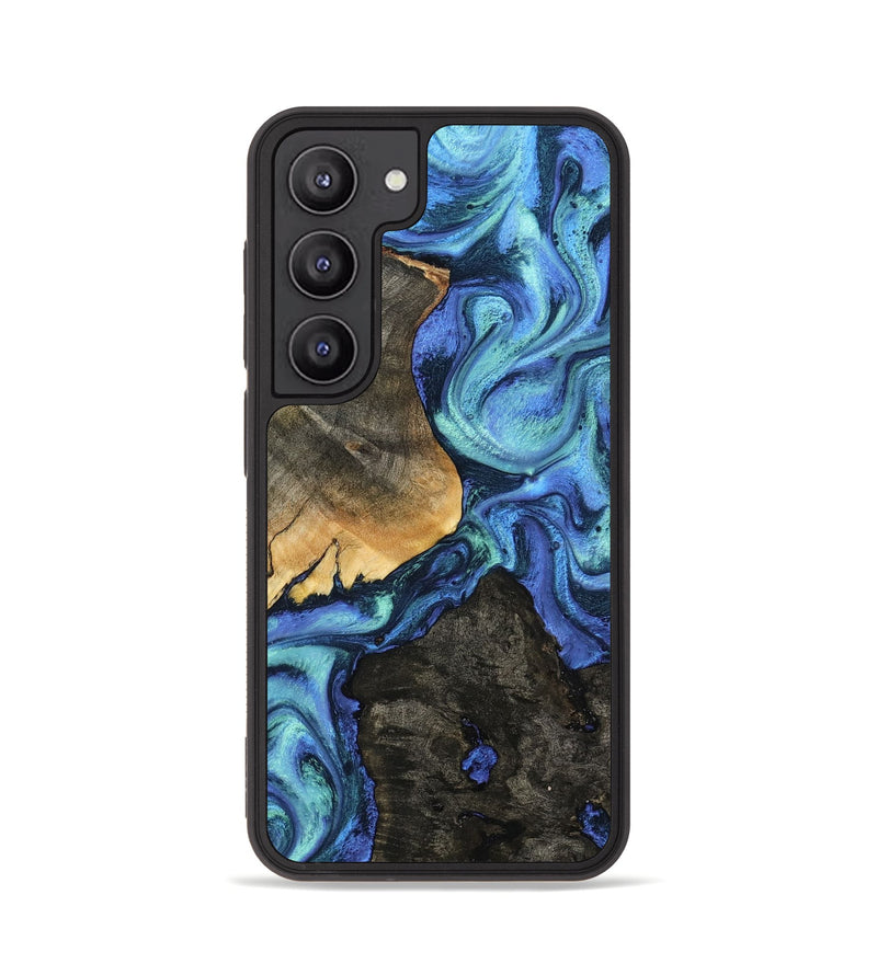 Galaxy S23 Wood Phone Case - Kylen (Blue, 799081)