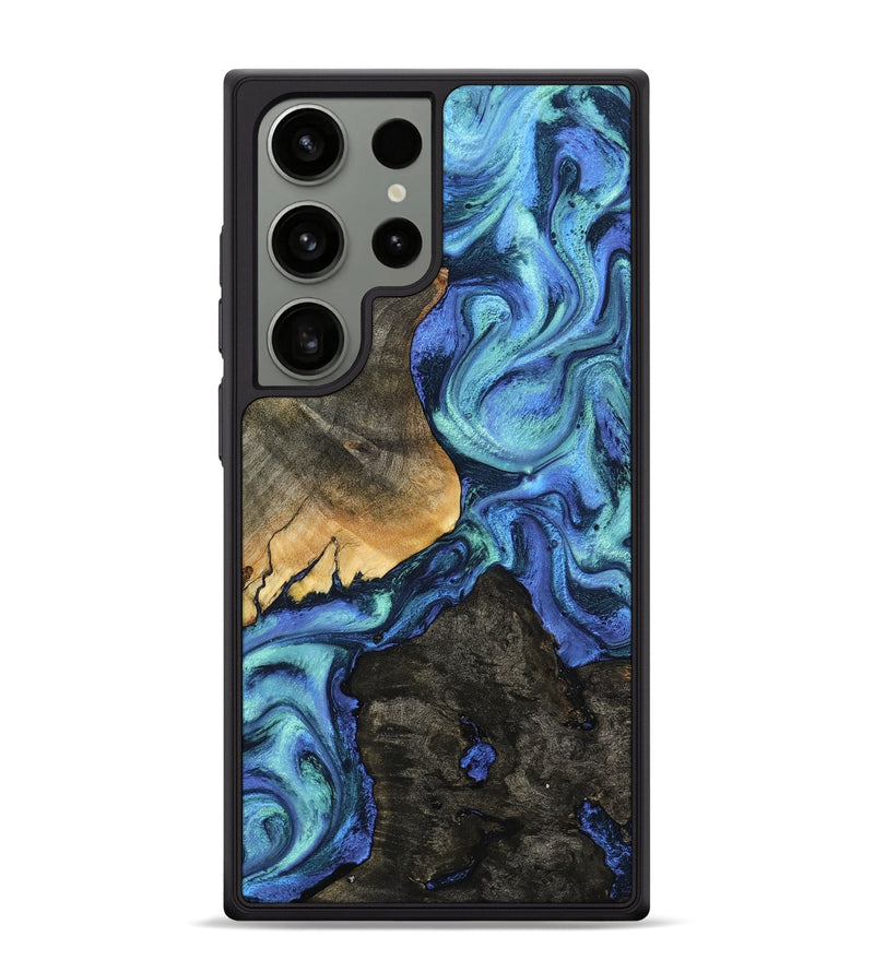 Galaxy S24 Ultra Wood Phone Case - Kylen (Blue, 799081)