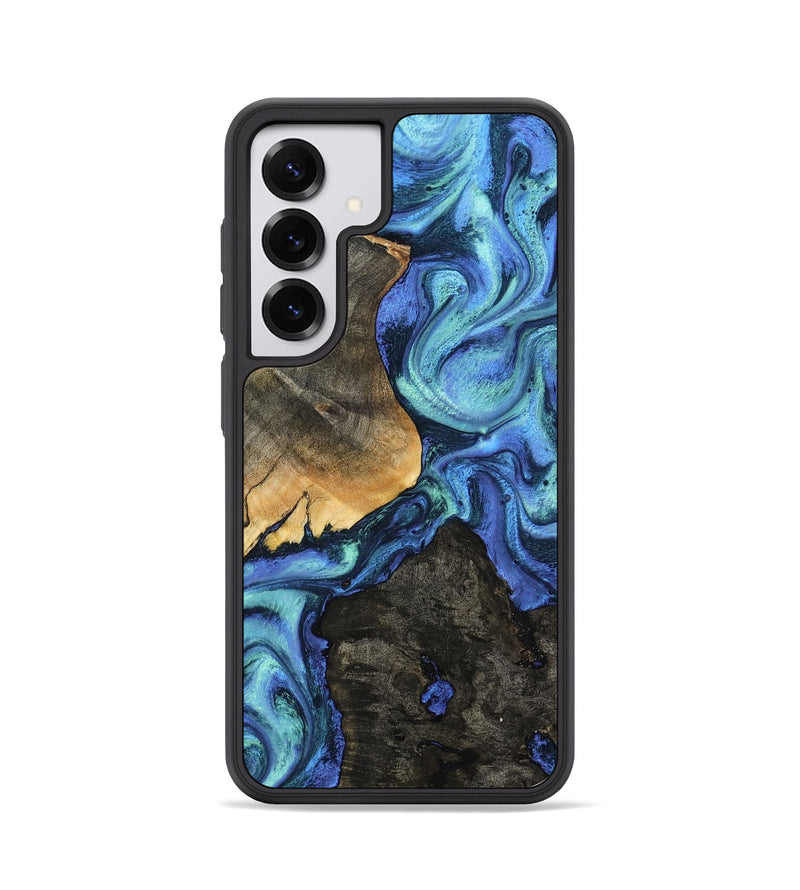 Galaxy S25 Wood Phone Case - Kylen (Blue, 799081)