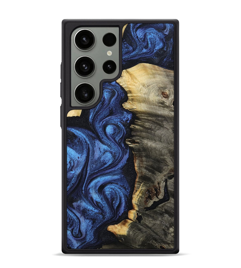 Galaxy S24 Ultra Wood Phone Case - Toya (Blue, 799082)