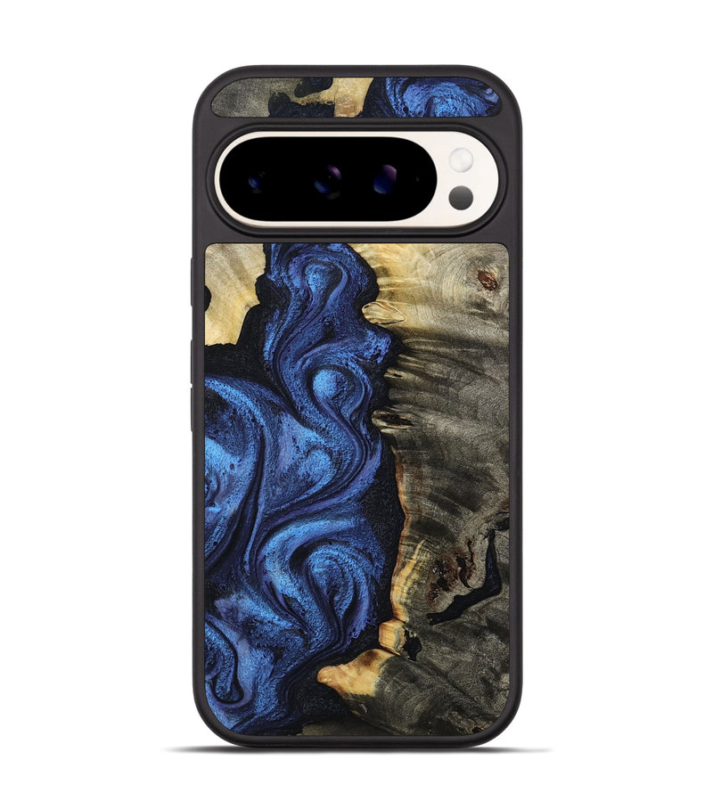 Pixel 9 Pro Wood Phone Case - Toya (Blue, 799082)