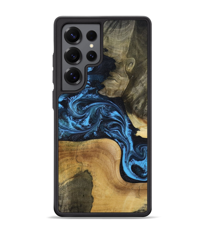 Galaxy S25 Ultra Wood Phone Case - Valorie (Blue, 799084)