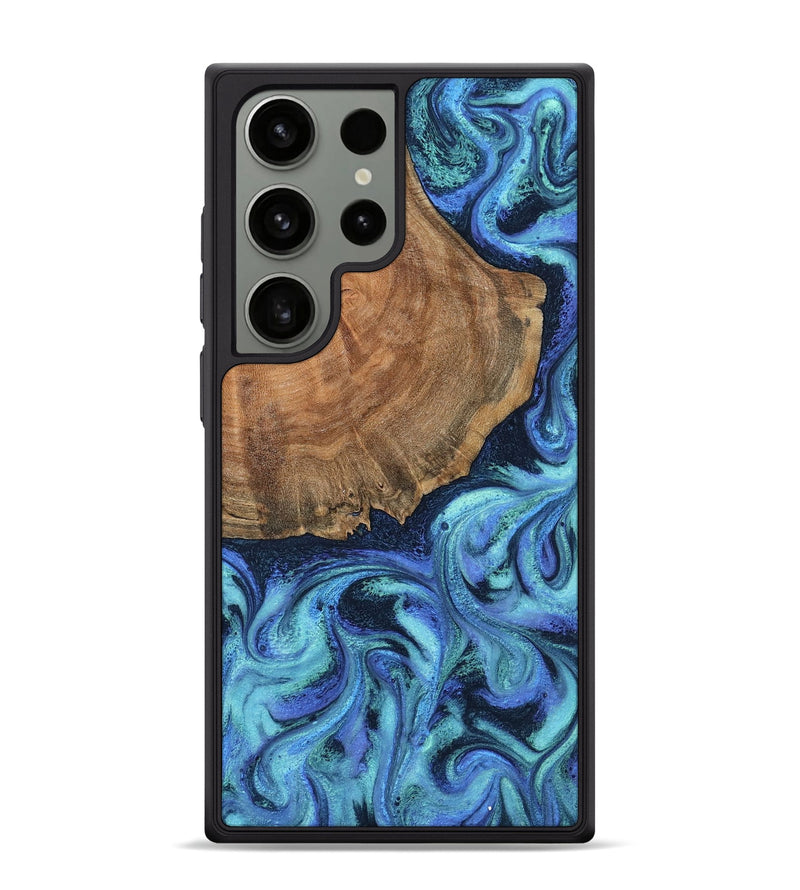 Galaxy S24 Ultra Wood Phone Case - Markus (Blue, 799085)