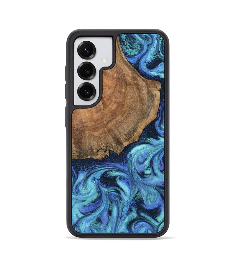 Galaxy S25 Wood Phone Case - Markus (Blue, 799085)