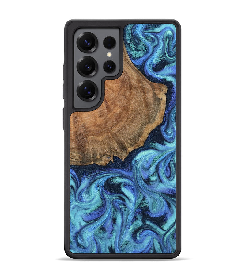 Galaxy S25 Ultra Wood Phone Case - Markus (Blue, 799085)