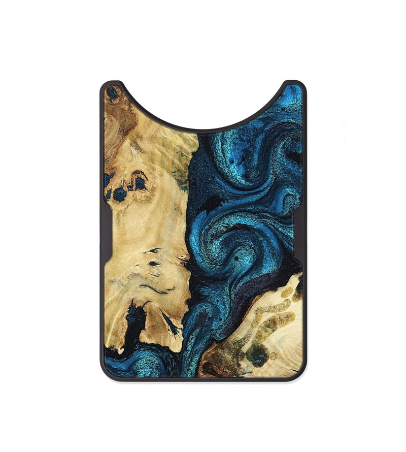 Alloy Wood Wallet - Alfonso (Blue, 799087)