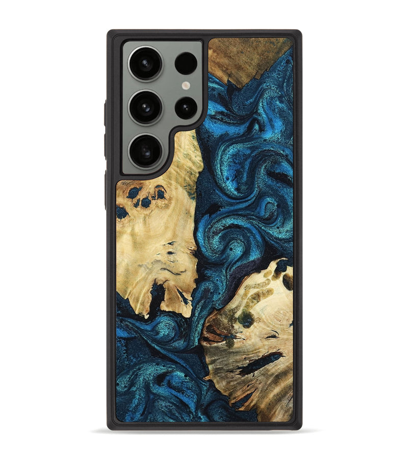 Galaxy S23 Ultra Wood Phone Case - Alfonso (Blue, 799087)