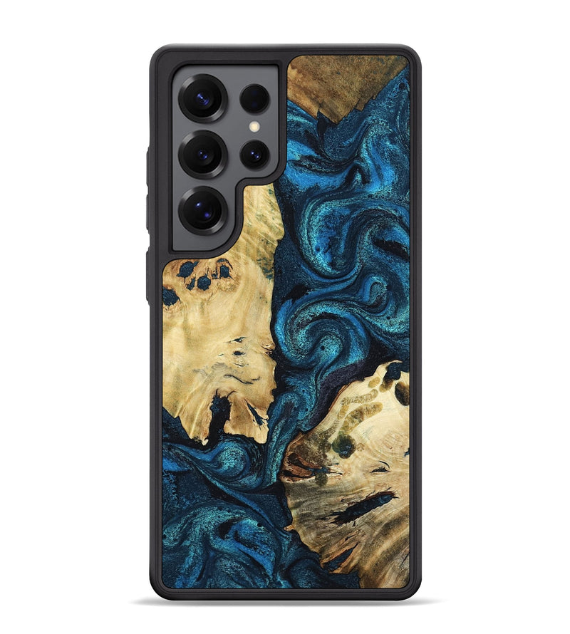 Galaxy S25 Ultra Wood Phone Case - Alfonso (Blue, 799087)