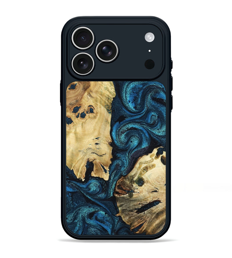 iPhone 17 Pro Max Wood Phone Case - Alfonso (Blue, 799087)