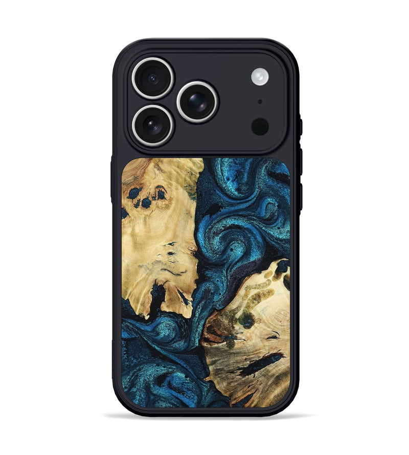 iPhone 17 Pro Wood Phone Case - Alfonso (Blue, 799087)