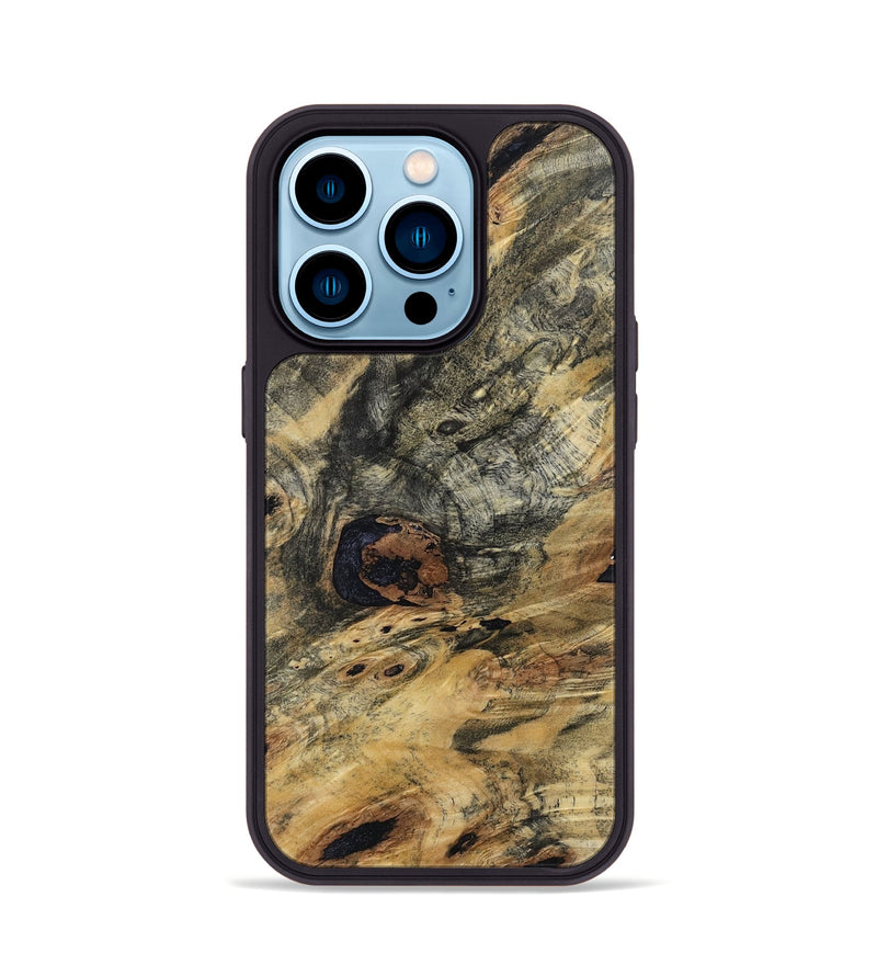 iPhone 14 Pro Wood Phone Case - Alexa (Wood Burl, 799089)