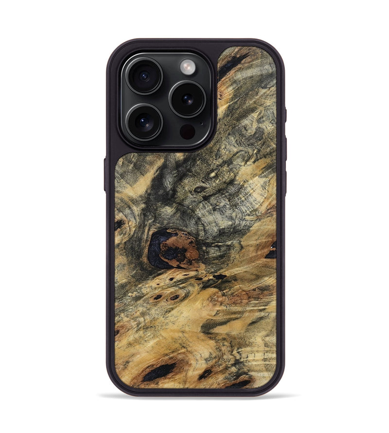 iPhone 15 Pro Wood Phone Case - Alexa (Wood Burl, 799089)