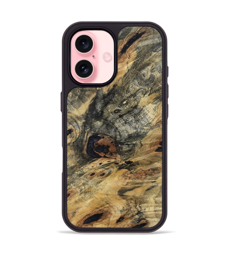 iPhone 16 Wood Phone Case - Alexa (Wood Burl, 799089)
