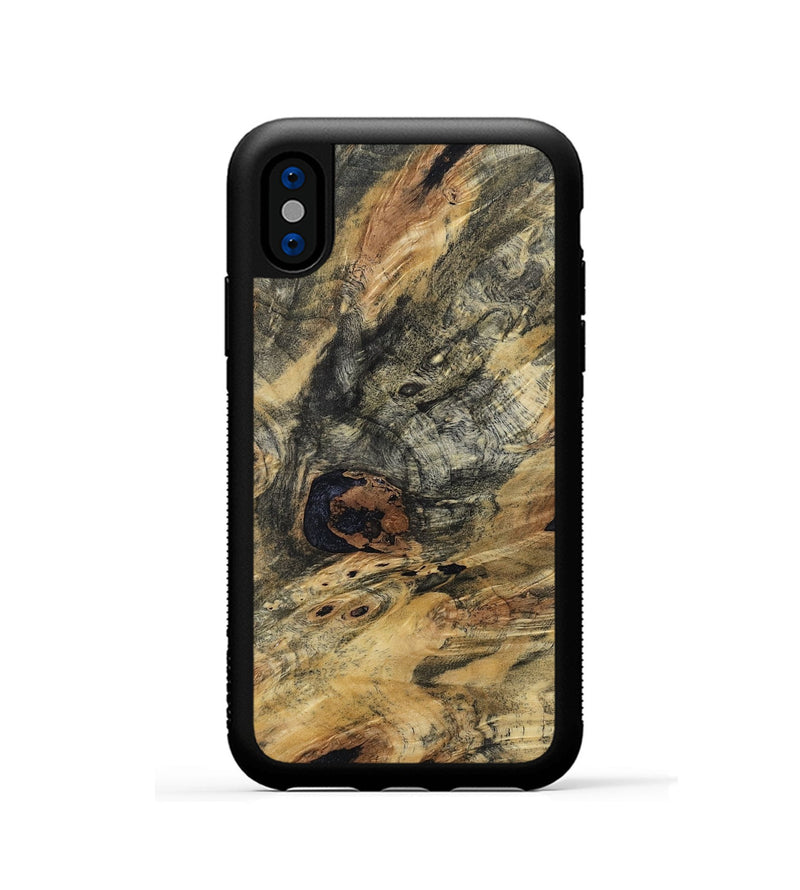 iPhone Xs Wood Phone Case - Alexa (Wood Burl, 799089)