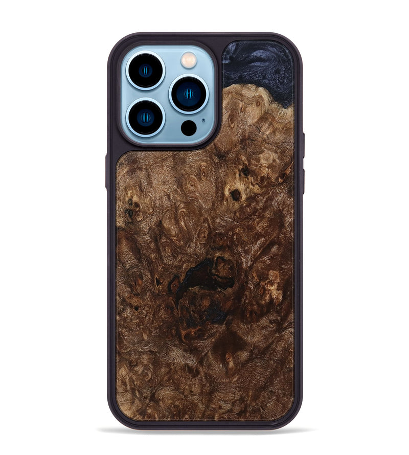 iPhone 14 Pro Max Wood Phone Case - Cleve (Wood Burl, 799090)