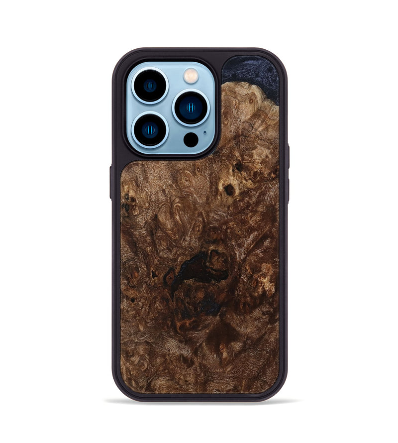 iPhone 14 Pro Wood Phone Case - Cleve (Wood Burl, 799090)