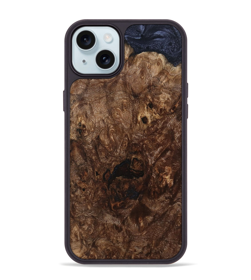 iPhone 15 Plus Wood Phone Case - Cleve (Wood Burl, 799090)