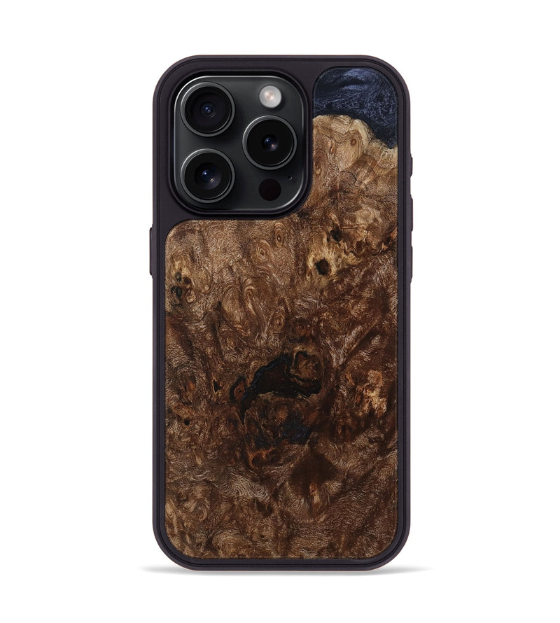 iPhone 15 Pro Wood Phone Case - Cleve (Wood Burl, 799090)