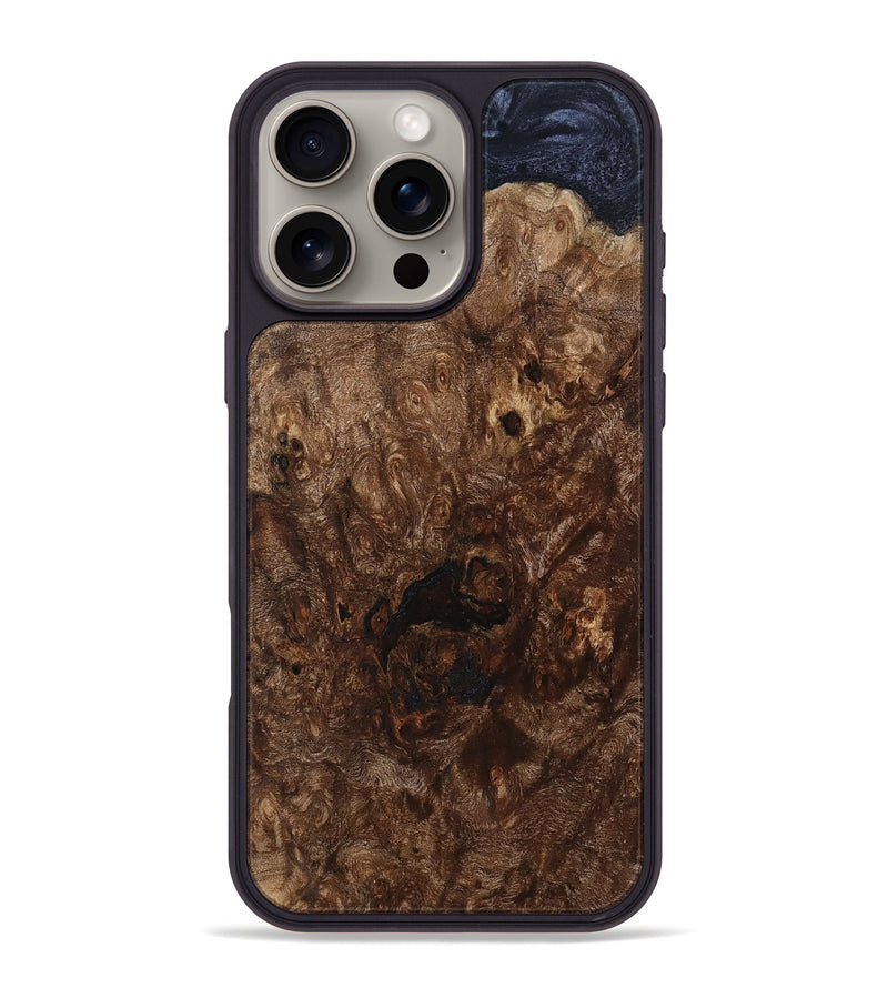 iPhone 16 Pro Max Wood Phone Case - Cleve (Wood Burl, 799090)