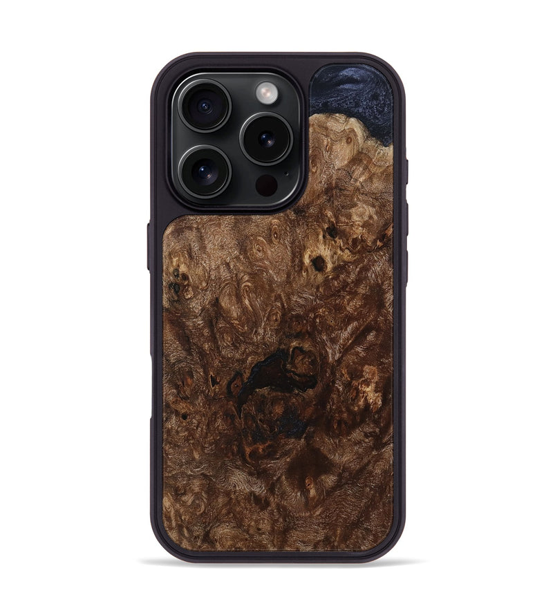 iPhone 16 Pro Wood Phone Case - Cleve (Wood Burl, 799090)