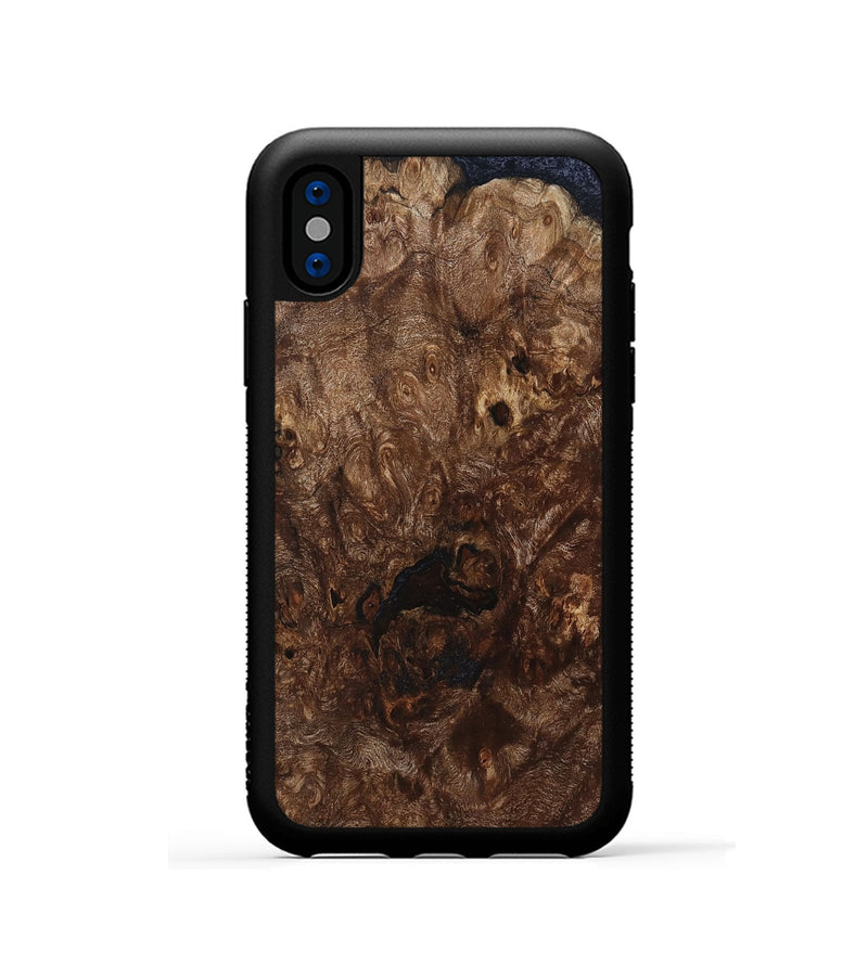iPhone Xs Wood Phone Case - Cleve (Wood Burl, 799090)